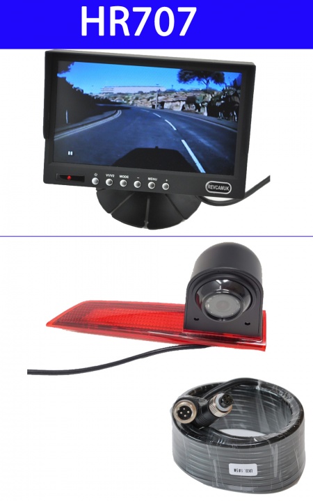 7 inch colour dash monitor and Ford Transit Custom brake light camera
