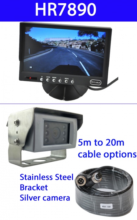7 inch colour dash monitor and CCD reversing camera