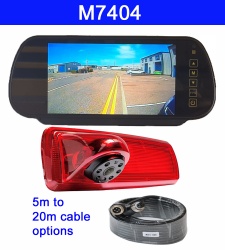 Vauxhall Vivaro brake light camera and mirror monitor
