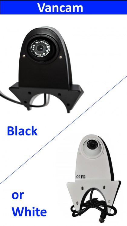 CCD reversing camera for vans